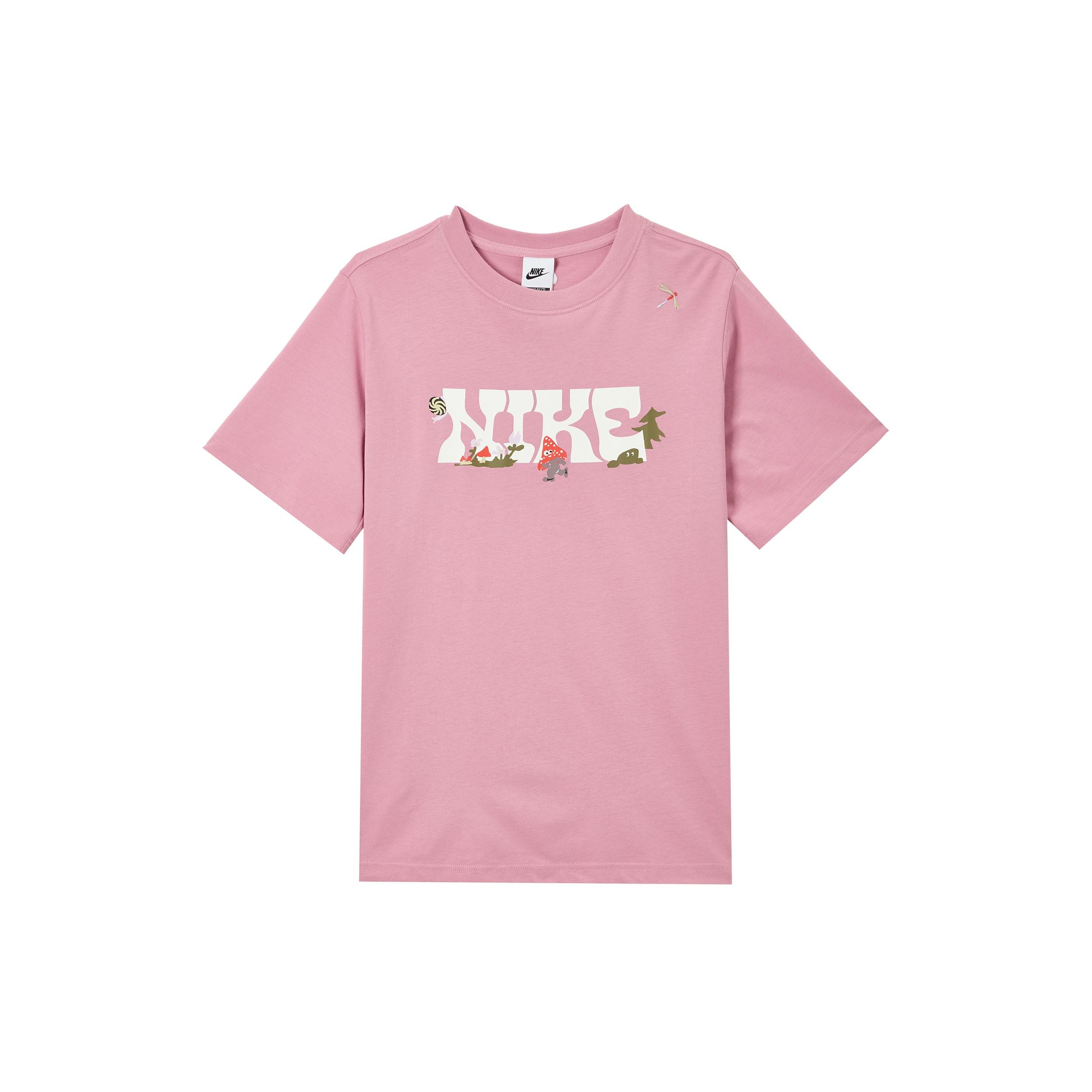 (WMNS) Nike Sportswear Graphic T-shirt Asia Sizing Pink Women s IF0607-668 XS