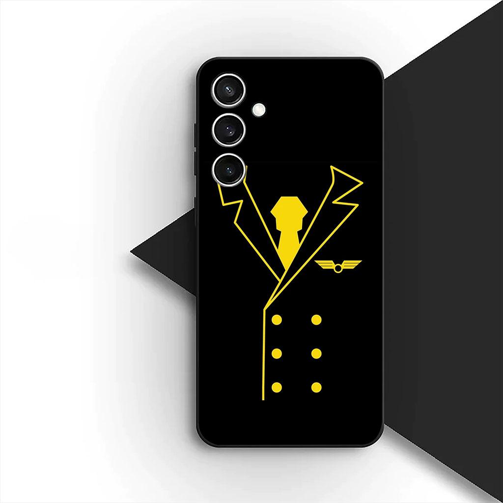 Cover for Motorola Moto G86 G57 E14 E15 G14 G34 G35 G84 G24 A54 G15 Power E22 Case Aircraft Travel Airplane Pilot Epaulette