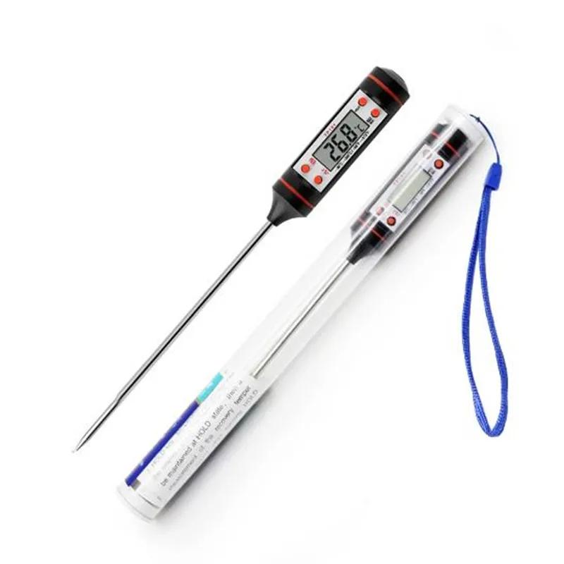 

TP101 Цифровой термометр для мяса Кулинария Еда Кухня Барбекю Зонд Вода Молоко Масло Жидкость Духовка Термометр Цифровой TP101