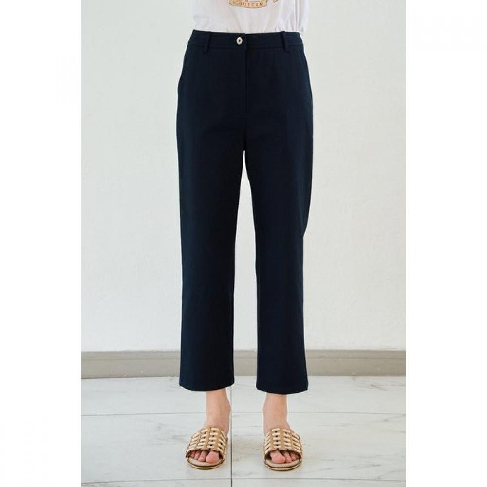 Bcbg Cotton Straight Pants B3m3p309 Dark Navy (56)/55