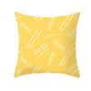 Geometric Sofa Pillow Cover Peach Skin Creative Home Office Pillow Cover
