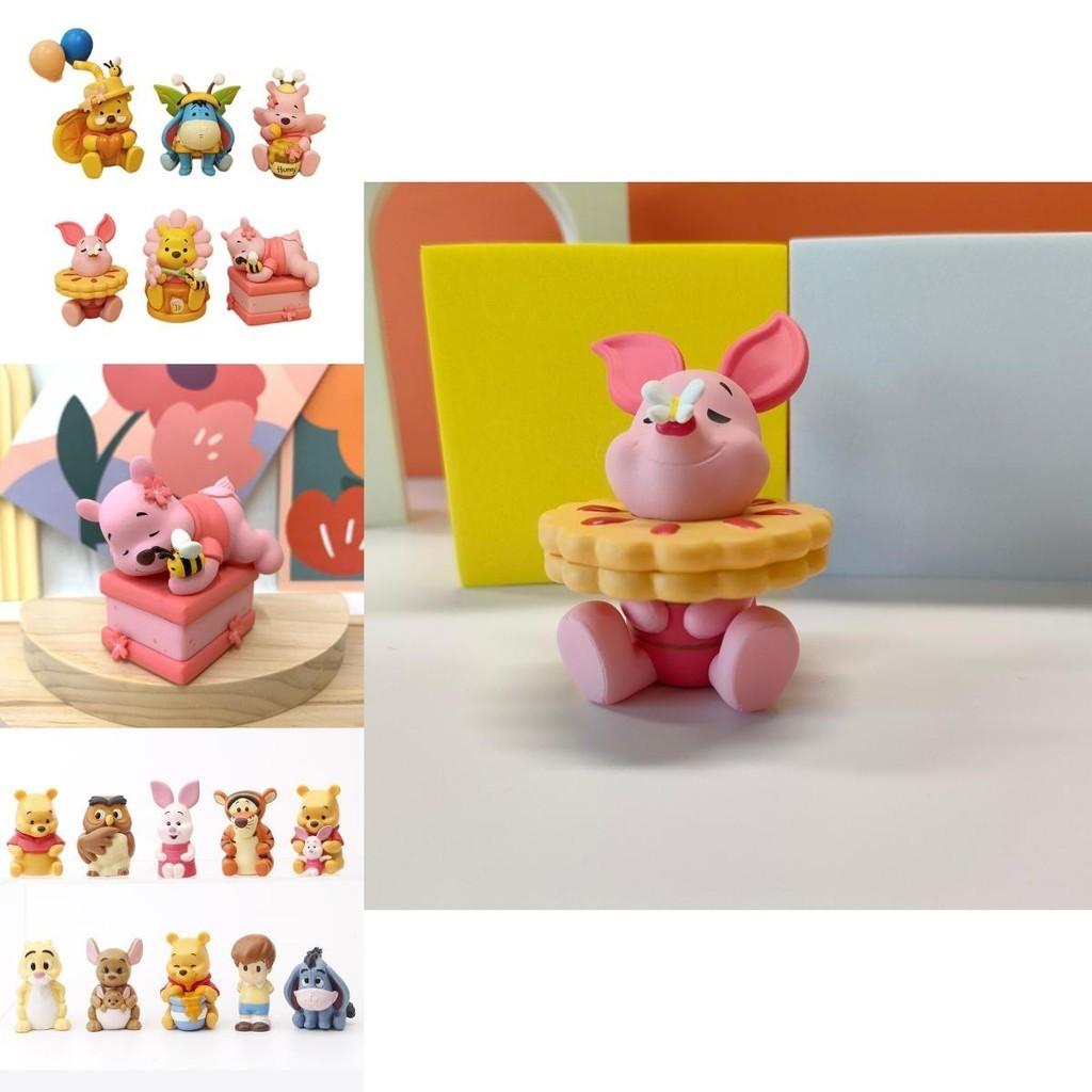 דמויות מיני חמודות מ-PVC של פו הדב וחבריו