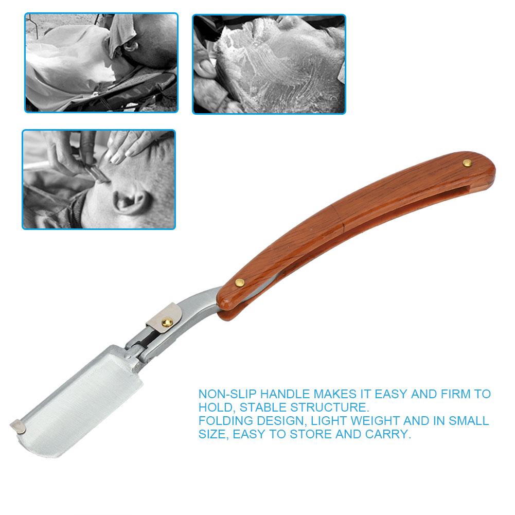 Folding Manual Beard Shaver Blade Holder Face Grooming Hair Hairdressing ToolBeard Shaver Holder