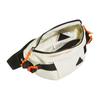 Adidas Adjustable Waist Belt With Two-Way Zipper Opening Small Waist Bag Unisex Waist Bag Ivory JJ2083