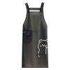 TPU Kitchen Apron Waterproof Cleaning Aprons for Aquatic Products Work Apron  Household