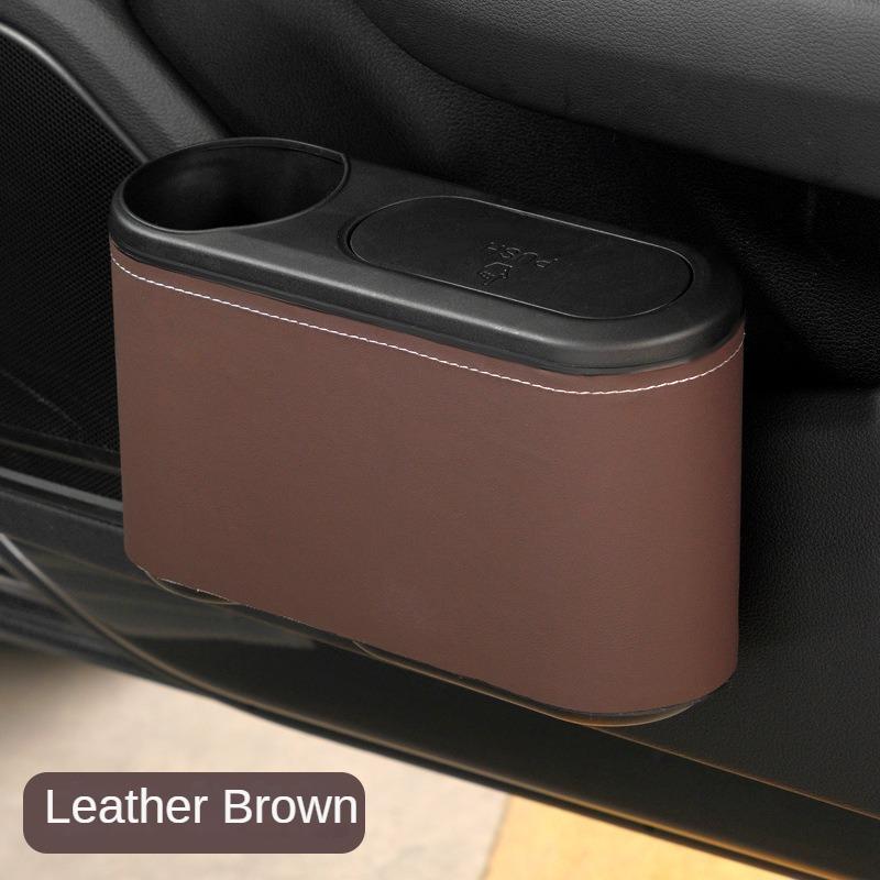Multifunctional Car Storage Box Car Trash Can Waterproof Universal Car Interior Supplies Door Hanging Storage Box