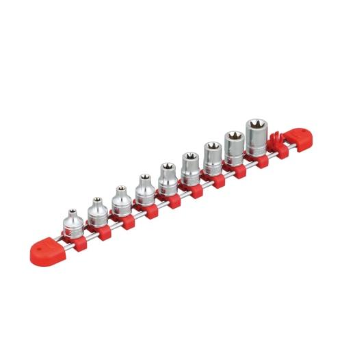 Kyoto Tool (KTC) 9.5mm (3/8 Inch) E-Type Torx Wrench Set, 9-Piece Set, TB3E09