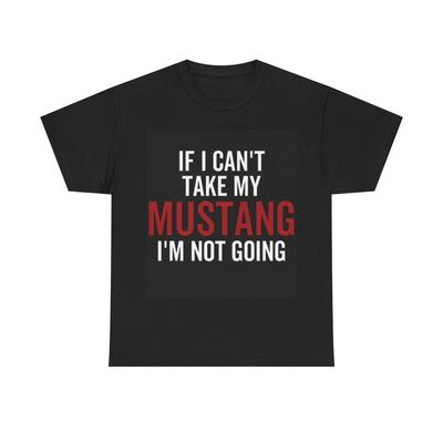 Ford Mustang T-shirt Gift Funny Retro American Unisex Heavy Cotton Tee Unisex T-Shirt