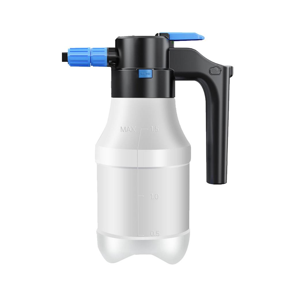 

D5 Пенораспылитель Насос для пены Ручной пенораспылитель Перезаряжаемый от Type-C Беспроводной Автомобильный Пенораспылитель Высокого Давления белый