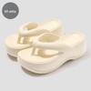Fashionable Women's Thick-Soled Flip-Flops for Summer, Non-Slip Beach & Home Bath Wear, Suitable for Couples
