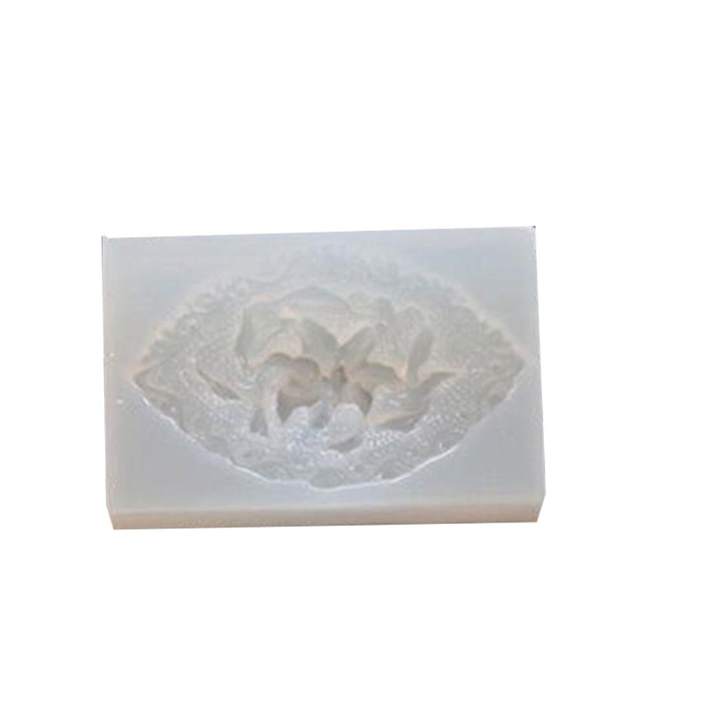 Flower Shaped Silicone Soap Mold DIY Silicone Epoxy Resin Molds Clay Mould Silicone Soap Making Molds Silicone Material