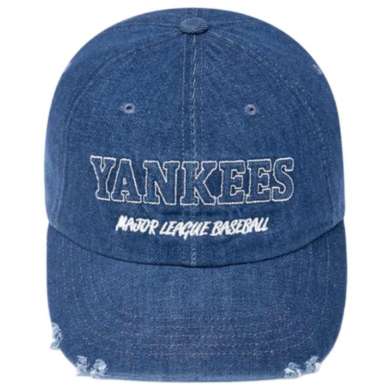 MLB Cotton Baseball Caps Unisex Sky Blue Fashion 3ACPV215N-50BLL