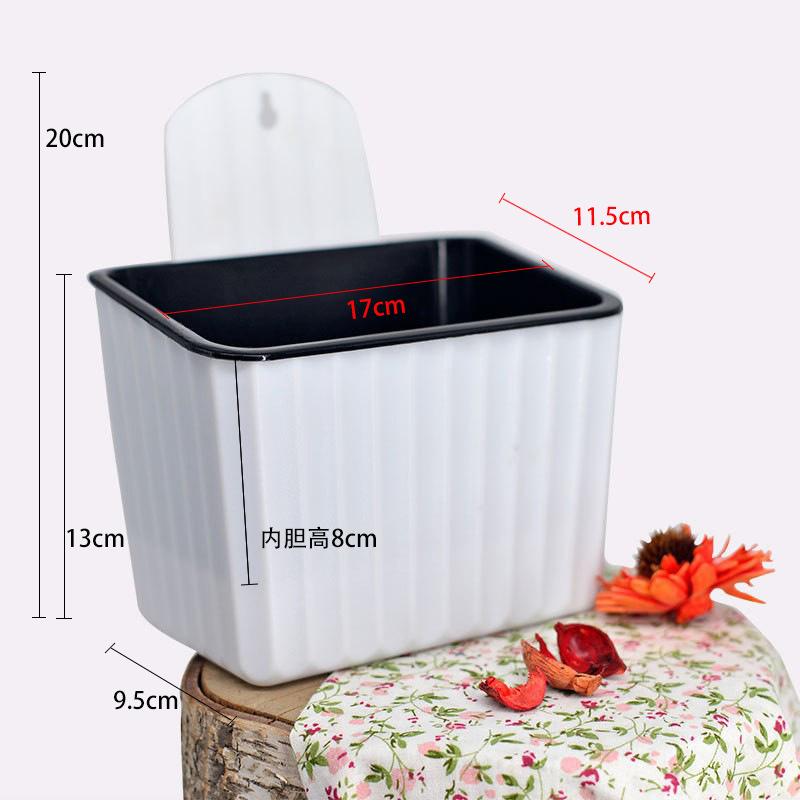 Подвесной самополивающийся горшок Подставка для горшка Балконный цветочный горшок Ведро Сад Комнатный уличный горшок Прочный Садовый домашний декор