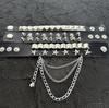 Trendy European & American Multi-layer Skull Rivet Bracelet – Bold Punk Motorcycle Style