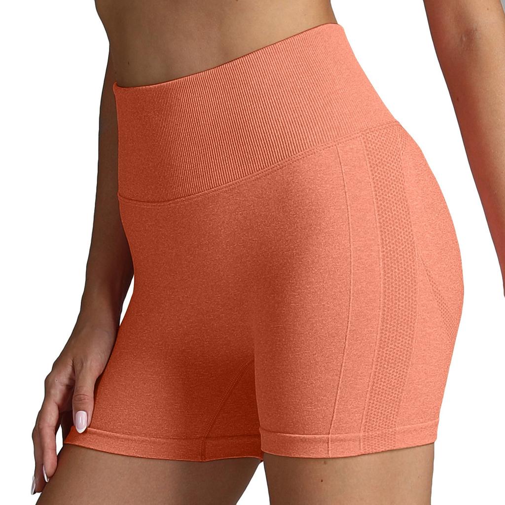High Waist Seamless Yoga Shorts for Women Tummy Control Butt Lifting Stretchy Workout Running Activewear Bottoms