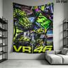 Rossi Force Wall Tapestry Aesthetic Wall Hanging Printed Fabric Blanket Decorative Tapestries for Bedroom Living Room Home Decor