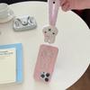 Pink line KT cat applies to iPhone16promax iPhone case 14 niche 15 protective case 17pro