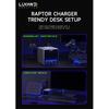 Luowei LW-U1 140W Raptor Desktop Charging Station 15W Wireless Fast Charging for Phone Watch PC Multi Port USB Charger