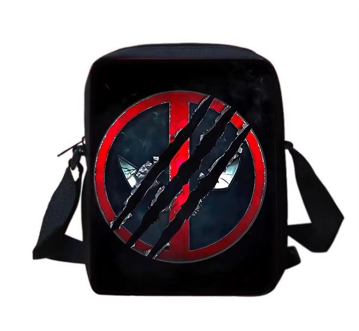 Deadpool Movie Child School Backpack With Shoulder Bag Pencil Bags School Bags for Boys Girls Best Gift
