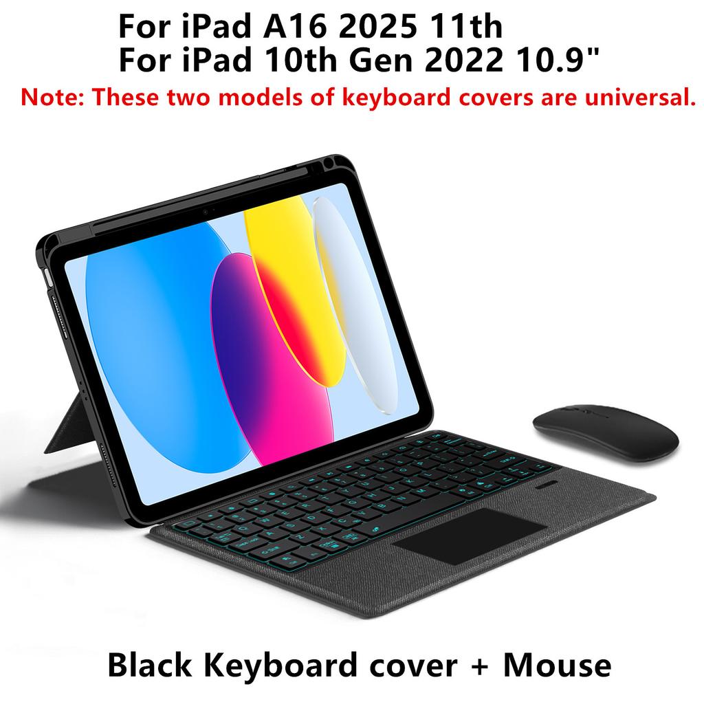 Magic Keyboard Case For iPad A16 11 Inch iPad 11th Stand Cover for New iPad 11th 10th Generation A3354 A3355 A3356 Case