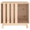 vidaXL Dog House, Natural Color, 60 x 45 x 57 cm