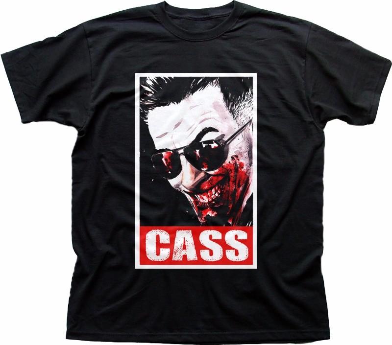Preacher Cassidy Vampire TV series black cotton t-shirt 9261 S разноцветный