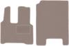 Beżowe dywaniki przednie dla: Ciężarówka Mercedes Actross MP4 (2011-)