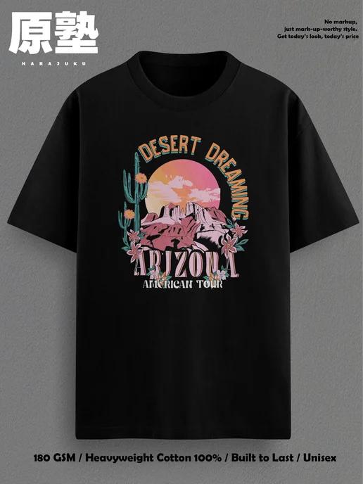 Arizona oversized Y2K T-shirt with vintage print 3XL