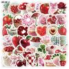 10 30 50Pcs Cute Ins Strawberry Sweet Dessert Stickers Aesthetic Decal For Skateboard Suitcase Craft Supplies Graffiti Sticker