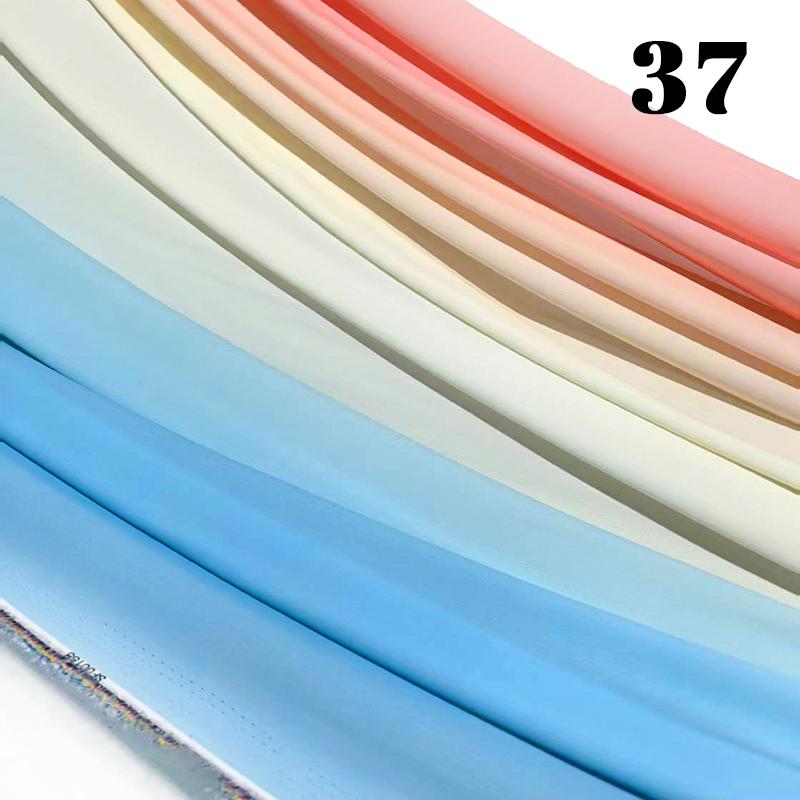 50cm Chiffon Gradient Fabric Hanfu Ancient Style Rainbow Gradient Fabric Stage Costume Design Skirt Dress DIY Sewing Material