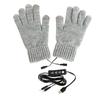 USB Heated Full-Finger Plush Gloves
