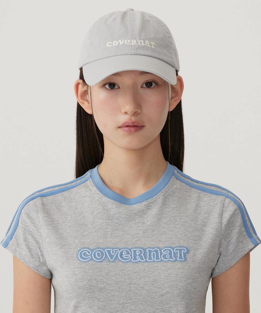 COVERNAT WOMAN Cloverheart Cooper Logo Ball Cap Light Blue