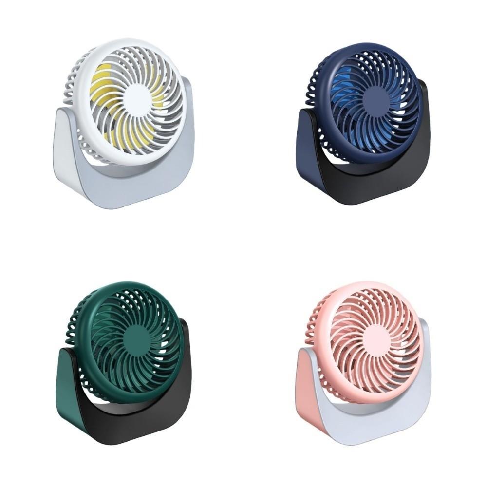 Air Turbo Tech Mini Portable Desk Fan Energy-Saving USB Rechargeable Fan Outdoor
