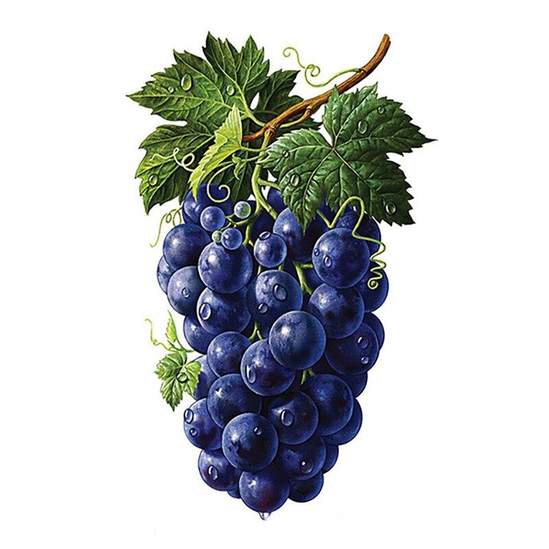 New 5D DIY Diamond Painting Fruit Diamond Embroidery Scenery Cross Stitch Full Round Drill Crafts Home Decor Manual Gift