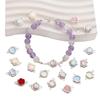 1pc/bag 12x17.5mm Alloy Cat Eye Stone Double Hanging Hole Pendant DIY Bracelet Necklace Earrings Jewelry Accessories
