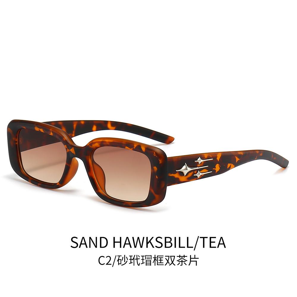 Fashion Box Sunglasses Trend Three Stars Sunglasses Outdoor Wear Glasses