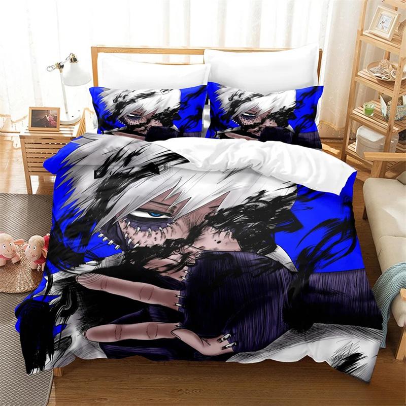 3D Print Anime My Hero Academia Bedding Set Twin Queen King Size Duvet Cover Pillowcase for Boys Girls Teens Adults 2 3pcs