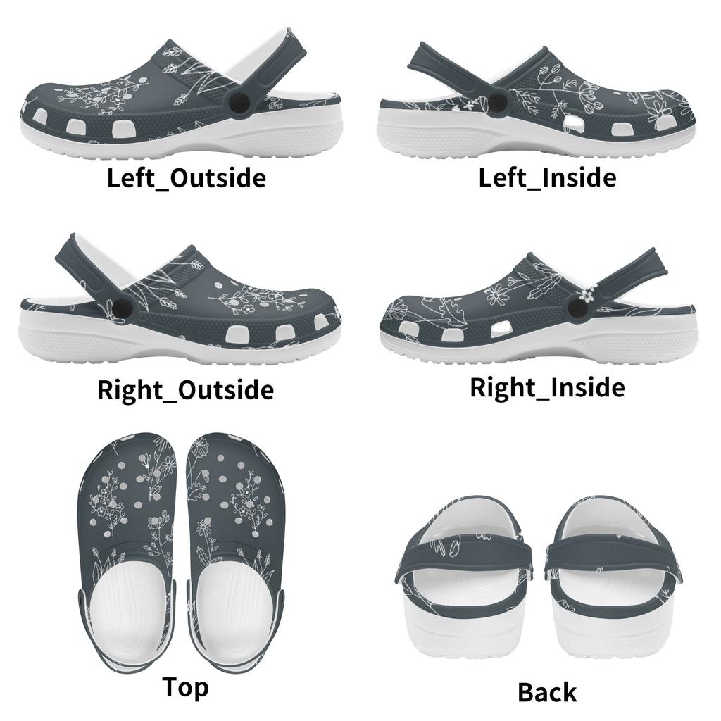 Summer Printed EVA Casual Clogs for Women Men Soft Sole Lightweight Slip On Sandals Slippers Soft Sole Summer Shoes Daily Comfort