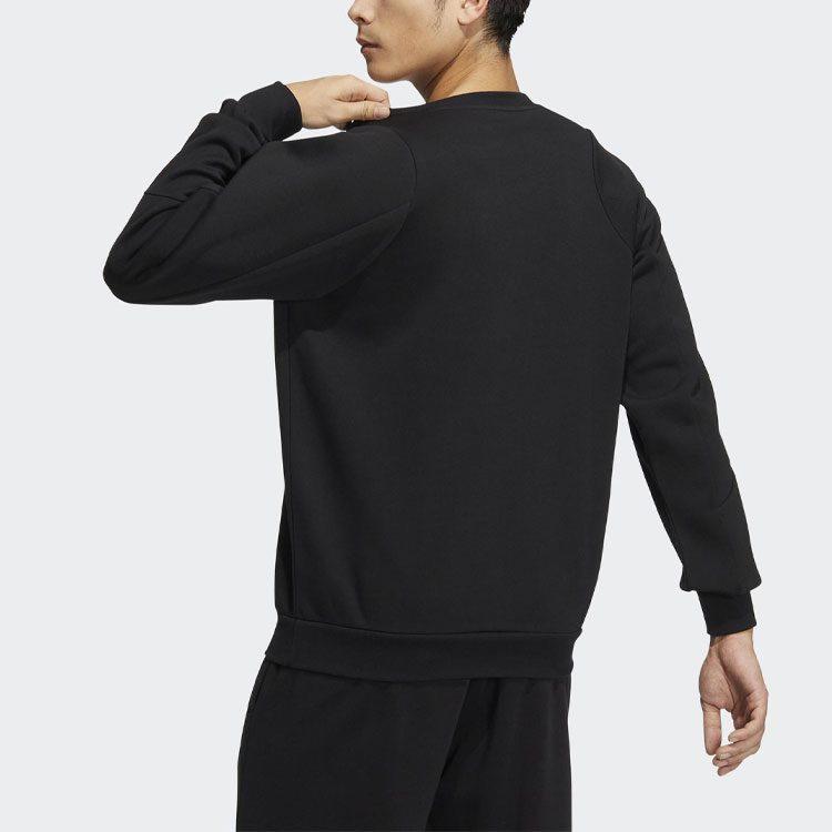 Adidas Sweatshirts Men's Black Crew Neck Moderate Regular HN9021