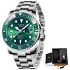 LIGE Top Brand Luxury Fashion Diver Watch Men 3ATM Waterproof Date Clock Sport Watches Mens Quartz Wristwatch Relogio Masculino