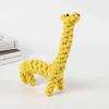 Cotton rope dog toy Pipi set animal modeling weaving toy knot anti-gnashing dog toy