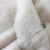 Solid color scarf, thickened and soft in winter, imitation rabbit fur scarf, fur collar, solid color Rex rabbit fur scarf.