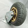 Silent Grey Medium Gold Elastic Swivel Caster Wheel for Small Trolleys