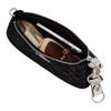 Coach Borsa a Spalla Media Teri Denim con Pelle Donna Nera CDE43-SVBK