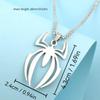 Unisex Spider Logo Pendant Necklace - Versatile Style Jewelry Gift
