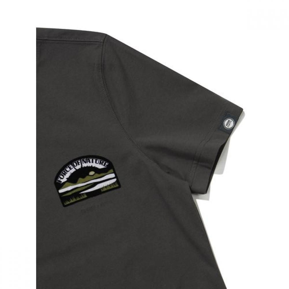 PlaneT Floppy T shirT  Charcoal 