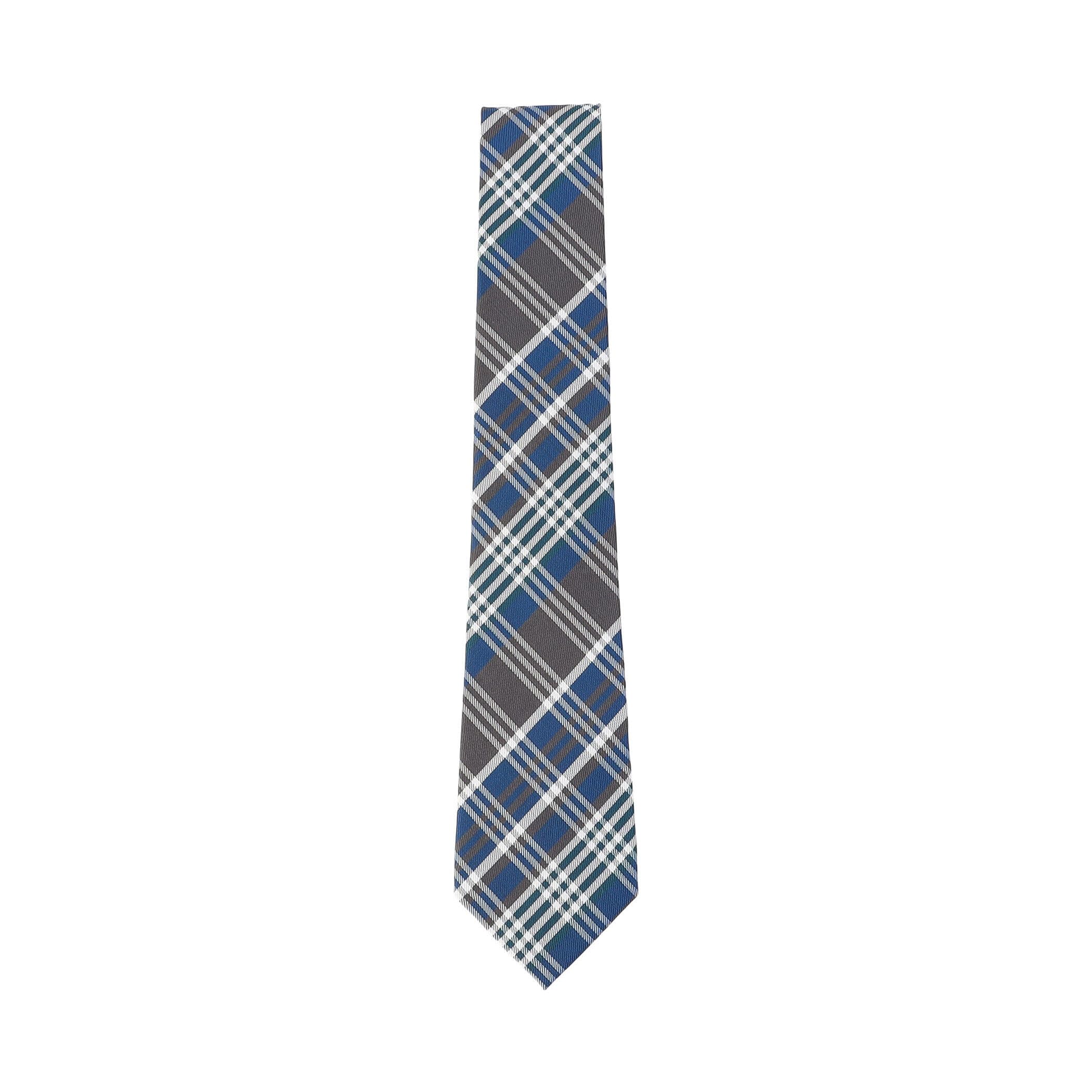 

[Comme Ca Ism] Checkered Tie 47-06NO09-206 Gray x Blue F
