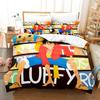 One Piece Anime Bedding Set Juvenile Monkey D.Luffy Odyssey Duvet Cover Set Design Bedding Set King Size Bed Comforters