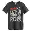 Amplified Unisex Adult Let There Be Rock AC/DC T-Shirt