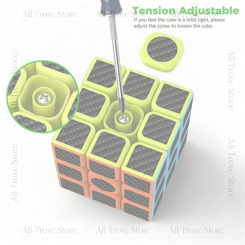 3x3 Würfel Drifting-Würfel Magnetisch Dreistufig Glatt Kinder Bildungsspielzeug